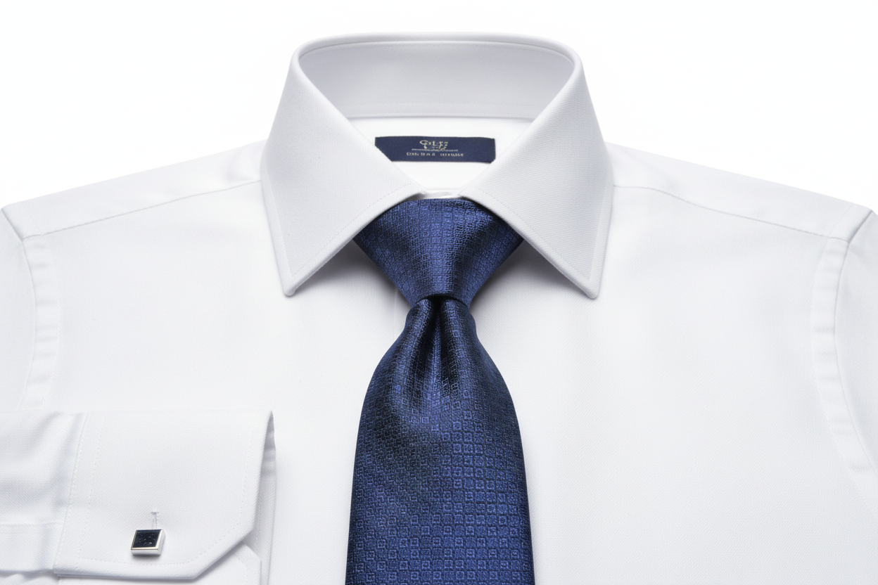genrate an image of dress shirt with tie