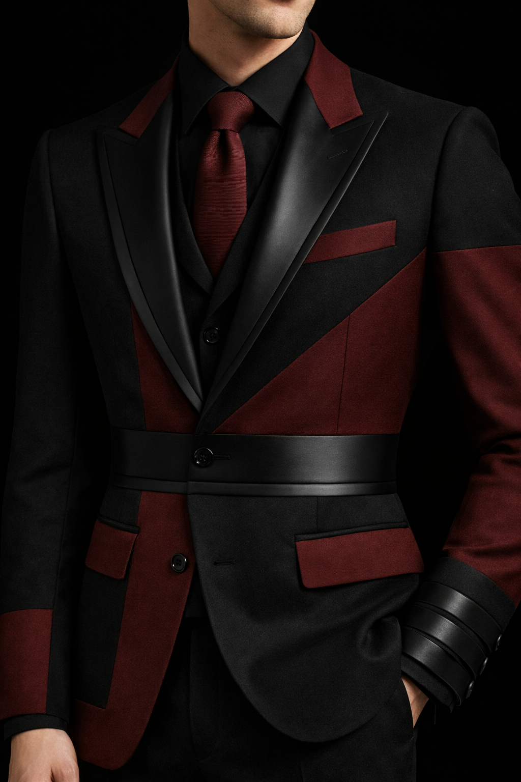Imperium Bordeaux Suit