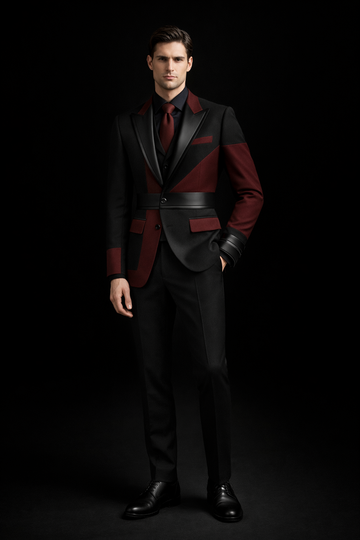 Imperium Bordeaux Suit